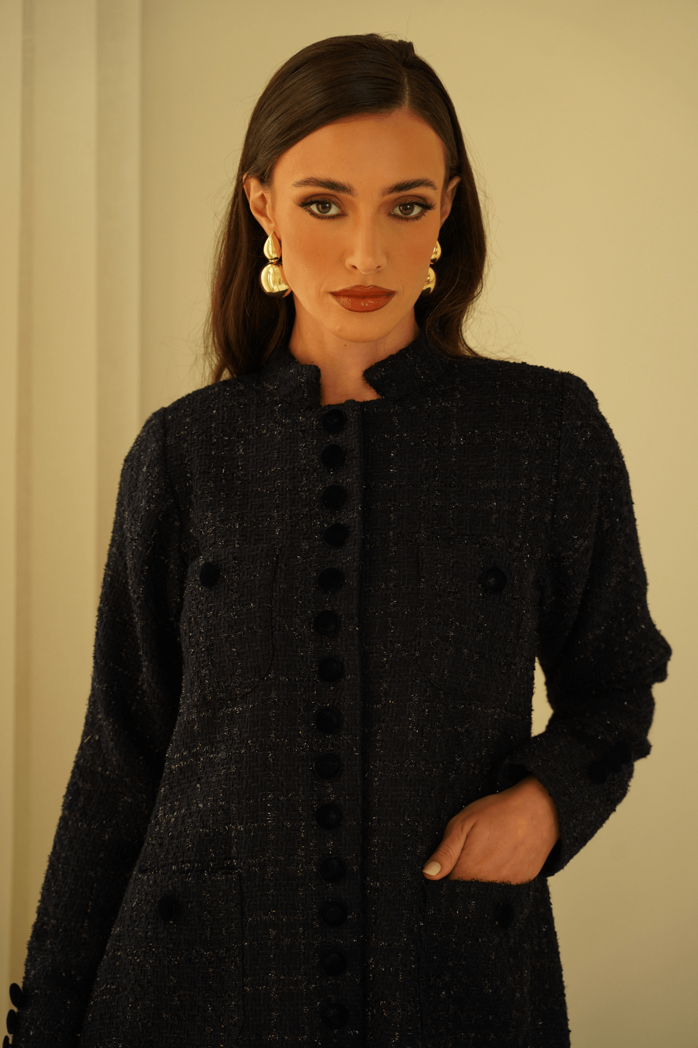 SEREN TWEED - abaya | حصه لاين