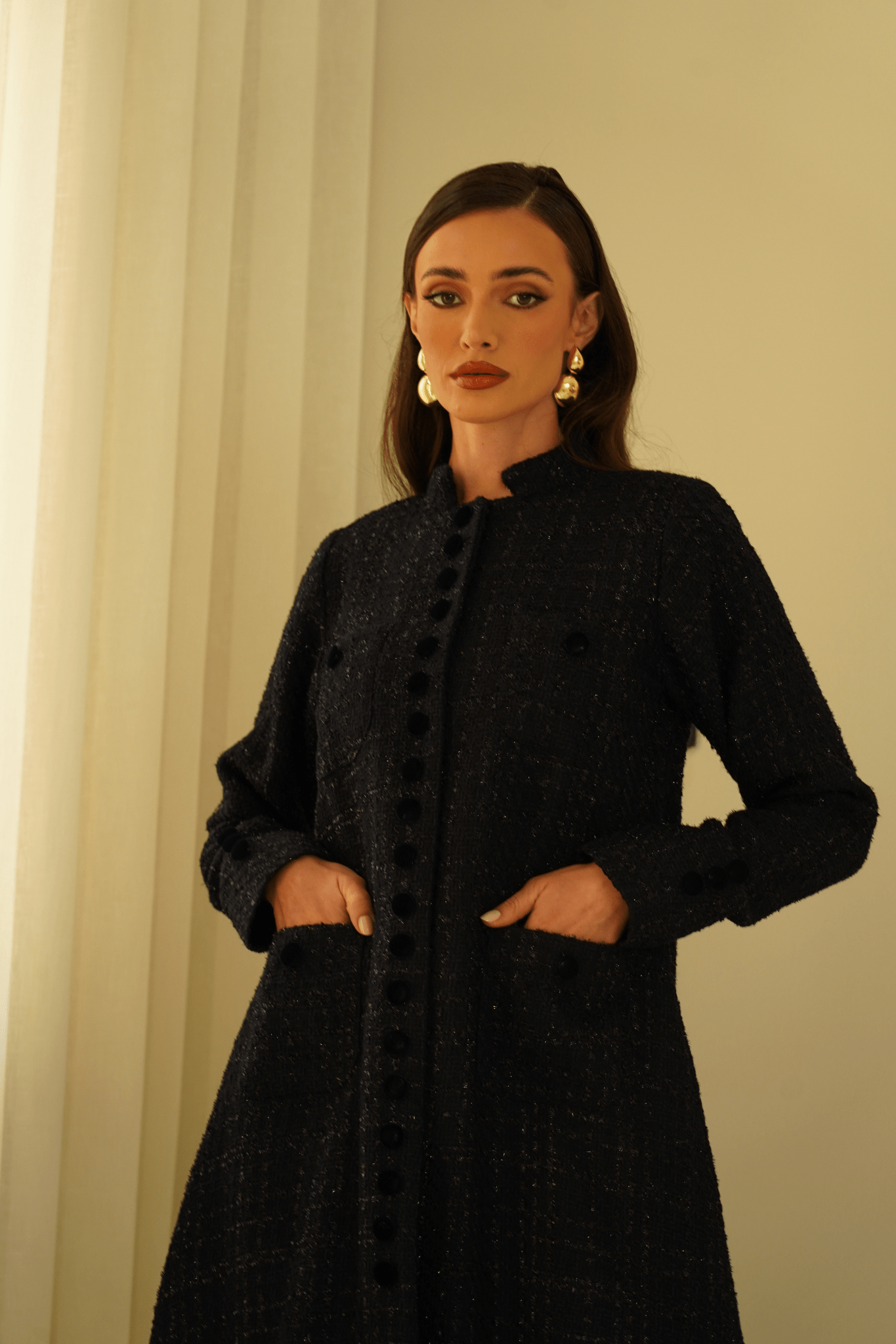 SEREN TWEED - abaya | حصه لاين