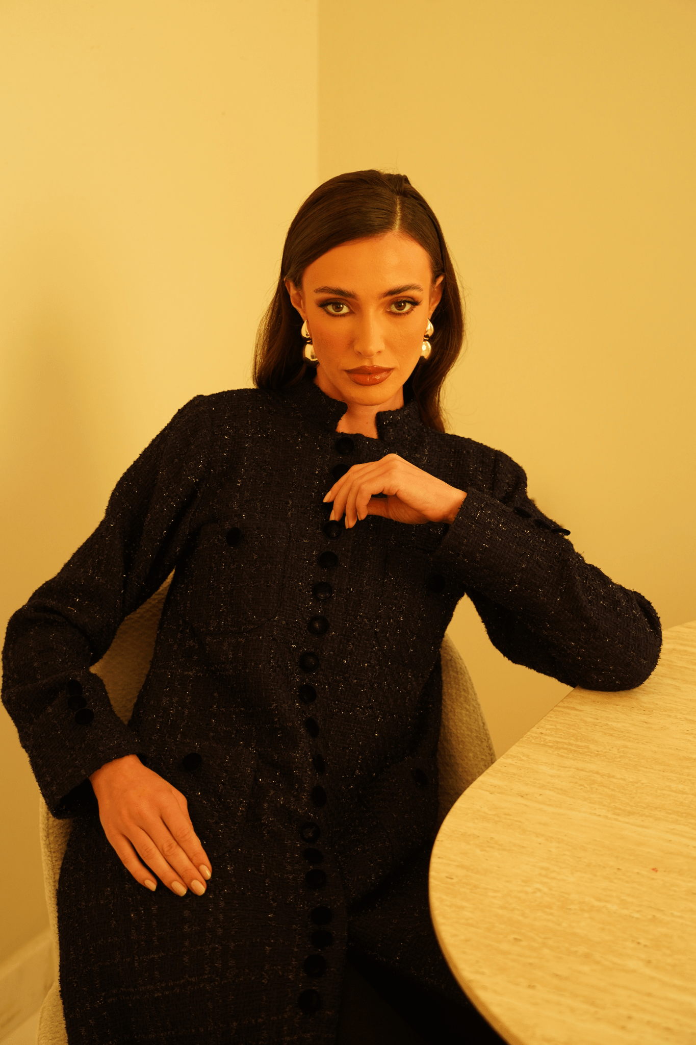 SEREN TWEED - abaya | حصه لاين