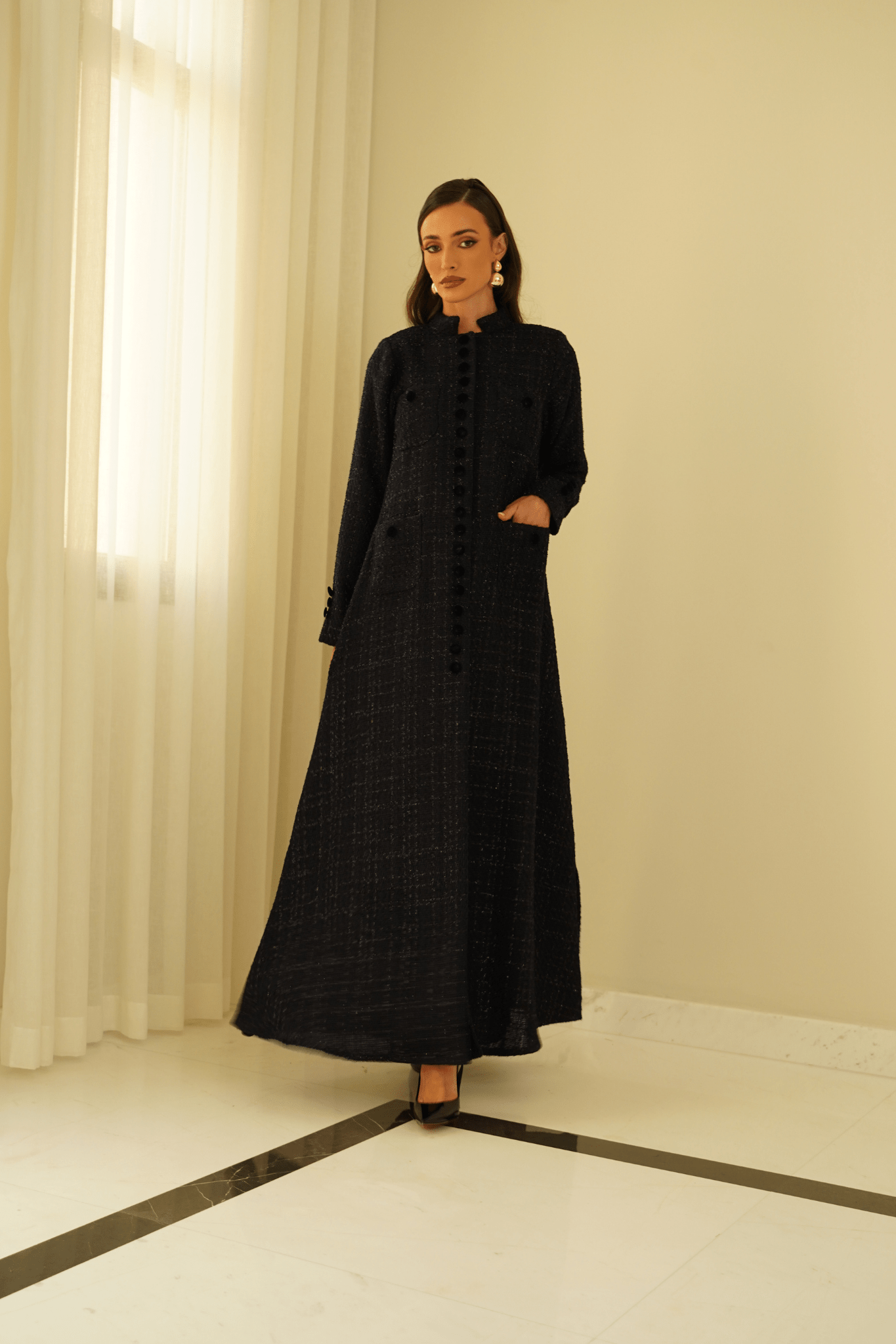 SEREN TWEED - abaya | حصه لاين